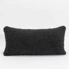  MOGUL Charcoal Boucle Kidney Pillow By MOGUL - 4237174