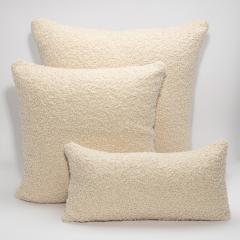  MOGUL Cream Boucle Euro Pillow By MOGUL - 4237070