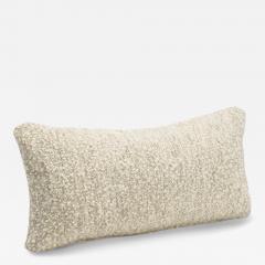  MOGUL Cream Grey Boucle Kidney Pillow By MOGUL - 4249164
