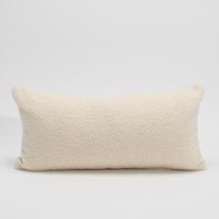  MOGUL Cream Textured Kidney Pillow By MOGUL - 4237150