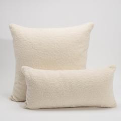  MOGUL Cream Textured Kidney Pillow By MOGUL - 4237156