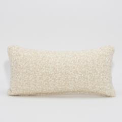  MOGUL Cream and Tan Boucle Kidney Pillow By MOGUL - 4237162