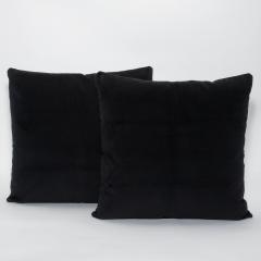  MOGUL Modern Black Velvet Decorative Pillow by MOGUL - 4235312