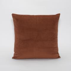  MOGUL Modern Chestnut Velvet Decorative Pillow by MOGUL - 4235302