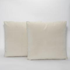  MOGUL Modern Cream Velvet Decorative Pillow by MOGUL - 4235170