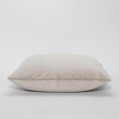  MOGUL Modern Dove Gray Velvet Decorative Pillow by MOGUL - 4235188