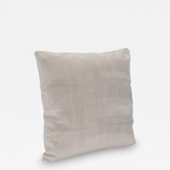  MOGUL Modern Dove Gray Velvet Decorative Pillow by MOGUL - 4249088
