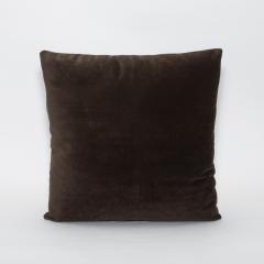  MOGUL Modern Espresso Velvet Decorative Pillow by MOGUL - 4235284