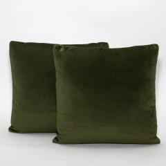  MOGUL Modern Evergreen Velvet Decorative Pillow by MOGUL - 4235197