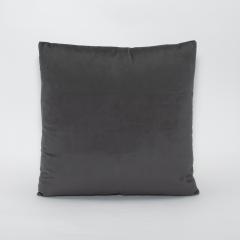  MOGUL Modern Graphite Velvet Decorative Pillow by MOGUL - 4235261