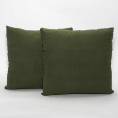  MOGUL Modern Sage Suede Decorative Pillow by MOGUL - 4235246