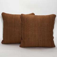  MOGUL Modern Sienna Leather Decorative Pillow by MOGUL - 4235184