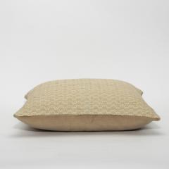  MOGUL Modern Tan Leather Chevron Decorative Pillow by MOGUL - 4235185