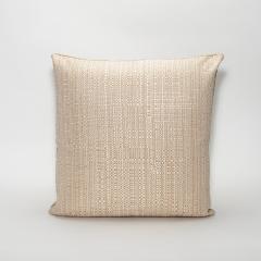  MOGUL Modern Tan Silk Weave Decorative Pillow by MOGUL - 4235233