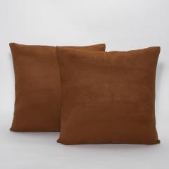  MOGUL Modern Tobacco Suede Decorative Pillows by MOGUL - 4235294