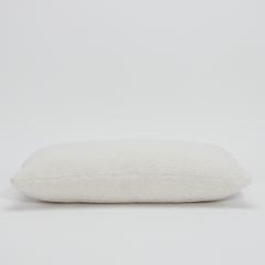  MOGUL White Textured Kidney Pillow By MOGUL - 4237149
