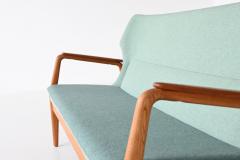  Madsen Schubell A Madsen H Schubell Wingback sofa Bovenkamp green The Netherlands 1960 - 3781639