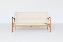  Madsen Schubell A Madsen H Schubell Wingback sofa in cream Bovenkamp The Netherlands 1960 - 3682200