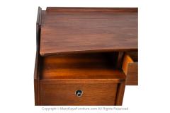  Mainline by Hooker Mid Century Mainline Hooker Floating Walnut Desk - 3973727