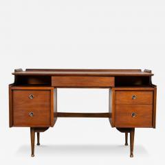  Mainline by Hooker Mid Century Mainline Hooker Floating Walnut Desk - 3976705