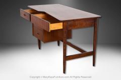  Mainline by Hooker Mid Century Mainline Hooker Walnut Desk - 4012936