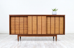  Mainline by Hooker Mid Century Modern Mainline Credenza with Cane Doors by Hooker - 2695125