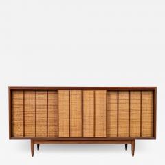  Mainline by Hooker Mid Century Modern Mainline Credenza with Cane Doors by Hooker - 2700578