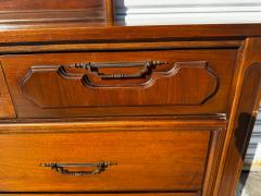  Mainline by Hooker Mid Century Walnut 7 Drawer Dresser by Mainline for Hooker Furniture - 4453261