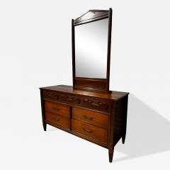  Mainline by Hooker Mid Century Walnut 7 Drawer Dresser by Mainline for Hooker Furniture - 4454656