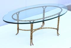  Maison Bagu s 1950s Maison Bagu s Gilt Bronze Coffee Table - 2635953