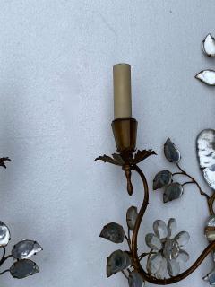  Maison Bagu s 1970 Pair Of Wall Lights With Parakeet Placed On A Sheath Maison Bagu s - 2313098