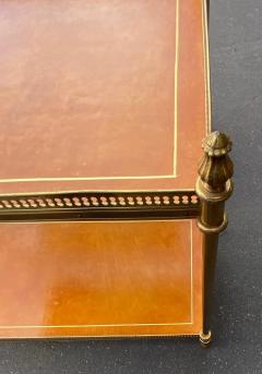  Maison Bagu s 1970 Pair of Shelves in Bronze with Galleries Maison Bagu s and 2 Trays - 3029444