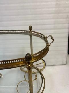  Maison Bagu s 1970 Rolling Bar Or Trolley In Gilt Bronze Attribuate To Maison Bagu s - 4097912
