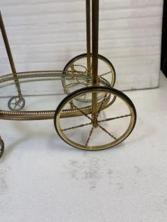  Maison Bagu s 1970 Rolling Bar Or Trolley In Gilt Bronze Attribuate To Maison Bagu s - 4097914