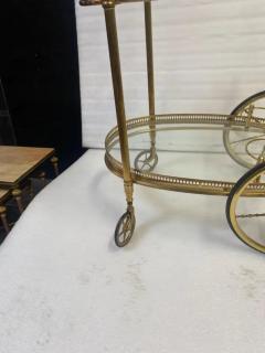  Maison Bagu s 1970 Rolling Bar Or Trolley In Gilt Bronze Attribuate To Maison Bagu s - 4097917