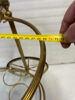  Maison Bagu s 1970 Rolling Bar Or Trolley In Gilt Bronze Attribuate To Maison Bagu s - 4097920