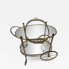  Maison Bagu s 1970 Rolling Bar Or Trolley In Gilt Bronze Attribuate To Maison Bagu s - 4101215