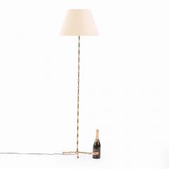  Maison Bagu s A French Bagues bronze floor lamp C 1940  - 4155223