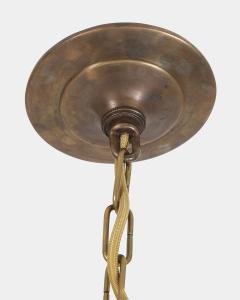  Maison Bagu s Brass and Glass Chandelier by Maison Bagues France c 1930 - 4502925