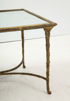  Maison Bagu s Bronze Bagu s Style Cocktail Table with a Mirrored Top - 1842666