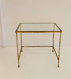  Maison Bagu s Elegant brass table by Maison Bagu s France 1960s - 832560