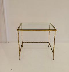  Maison Bagu s Elegant brass table by Maison Bagu s France 1960s - 832563