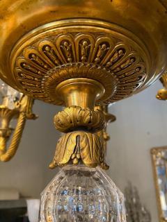  Maison Bagu s FINE GILT BRONZE AND CRYSTAL GLASS CHANDELIER BY MAISON BAGU S - 3023927
