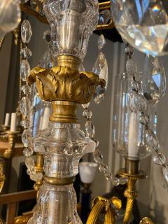  Maison Bagu s FINE GILT BRONZE AND CRYSTAL GLASS CHANDELIER BY MAISON BAGU S - 3023930