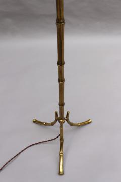  Maison Bagu s Fine French 1950 s Bronze Floor Lamp by Maison Bagu s - 2149062