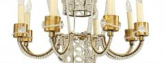  Maison Bagu s French 1930s Hot Air Balloon Shaped Chandelier - 737818