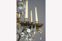  Maison Bagu s French Crystal and Gilt Bronze Chandelier by Maison Bagu s for Jansen - 1707416