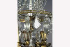  Maison Bagu s French Crystal and Gilt Bronze Chandelier by Maison Bagu s for Jansen - 1707417