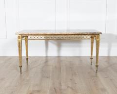  Maison Bagu s French Louis XVI Style Gilded Bronze Coffee Table by Bagu s with Marble Top - 4246284
