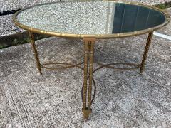  Maison Bagu s French Maison Bagu s Attributed Brass Coffee Table - 4487536